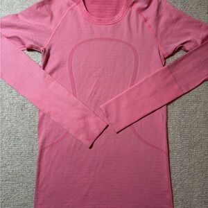lululemon athletica Pink Long Sleeve Top